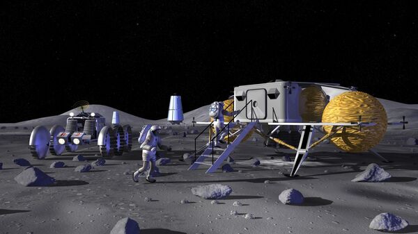 محطة على سطح القمر كما تخيلتها ناسا - سبوتنيك عربي