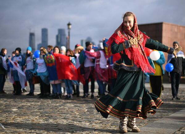احتفالات في العاصمة موسكو بمناسبة يوم الوحدة الوطنية - سبوتنيك عربي