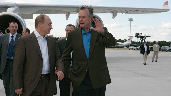 جورج بوش وفلاديمير بوتين - سبوتنيك عربي
