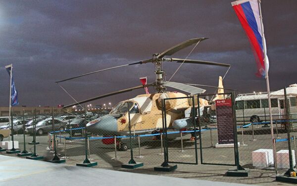 المروحية الروسية كا 52 في معرض إيديكس 2018 - سبوتنيك عربي