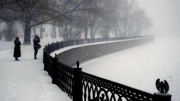 الشتاء في مدينة سان بطرسبورغ - سبوتنيك عربي