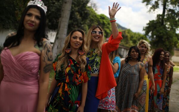مسابقة ملكة جمال السجون تالافيرا بريوس في البرازيل، 4 ديسمبر/ كانون الأول 2018 - المشاركات في المسابقة التي تقام للمرة الـ 13 على التوالي في ريو دي جانيرو - سبوتنيك عربي