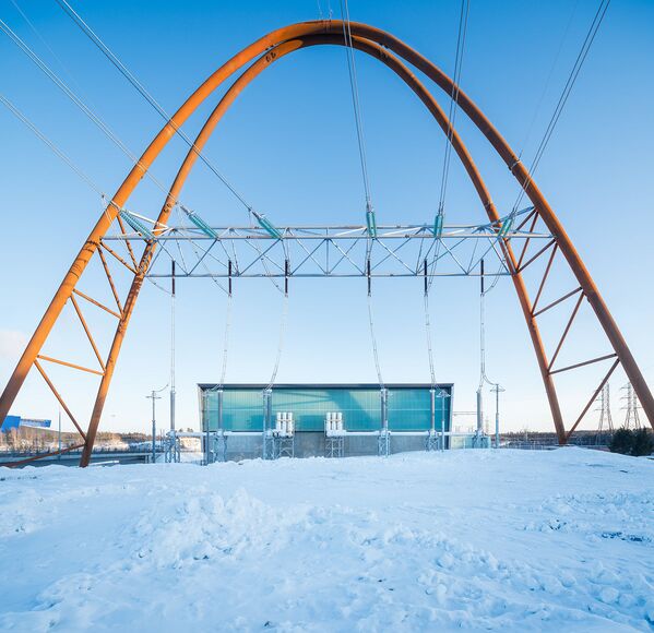 مشروع معماري لمحطة كهرباء Länsisalmi في فنلندا، الذي فاز في فئة مشروع المباني المكتملة للطاقة الانتاجية وإعادة التدوير - سبوتنيك عربي