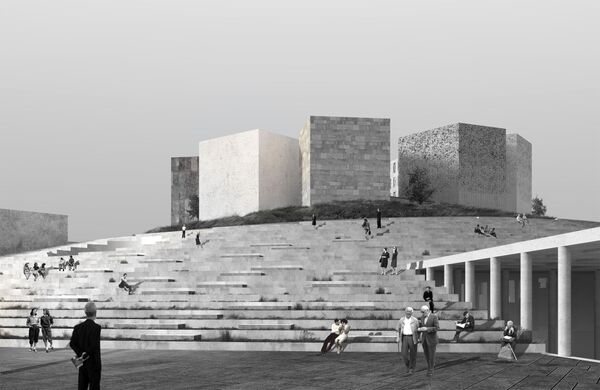 مشروع معماري لـ متحف حصار لينينغراد في سان بطرسبورغ، الذي فاز في فئة مشروع المستقبل الثقافي - سبوتنيك عربي