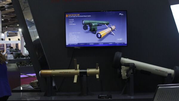 صاروخ السهم الأحمر الصيني المضاد للدبابات في إيديكس 2018 - سبوتنيك عربي