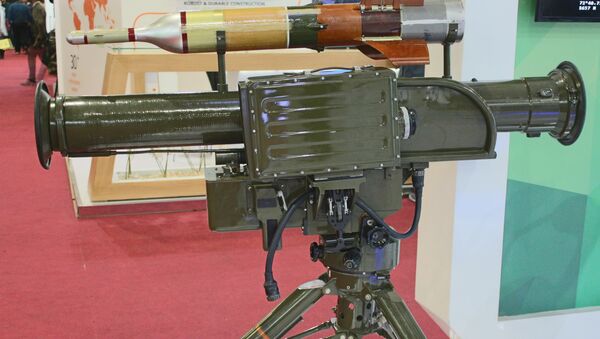 صاروخ بيكتار شيكان الباكستاني المضاد للدبابات في إيديكس 2018 - سبوتنيك عربي