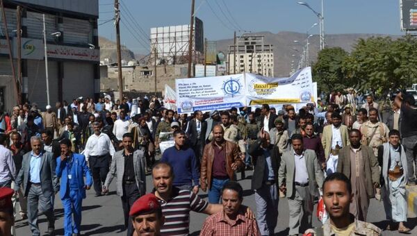 مسيرات ضد التحالف في صنعاء - سبوتنيك عربي