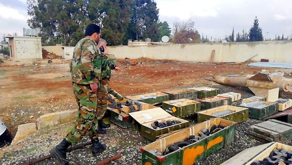 الأمن السوري يضبط صواريخ ضخمة ضمن أنفاق حدودية مع الأردن - سبوتنيك عربي