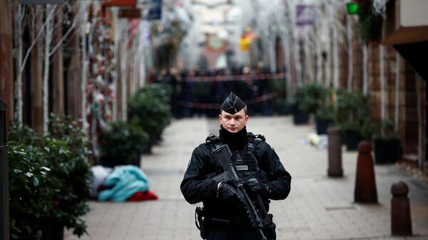 أحداث هجوم ستراسبورغ - الشرطة الفرنسية، فرنسا 12 ديسمبر/ كانون الأول 2018 - سبوتنيك عربي