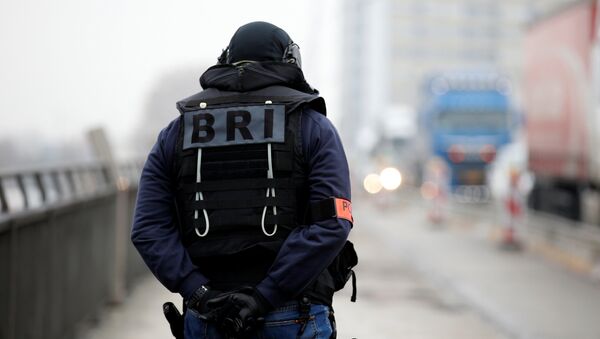أحداث هجوم ستراسبورغ - الشرطة الفرنسية، قوات الأمن الخاصة، الحدود بين ألمانيا و فرنسا 12 ديسمبر/ كانون الأول 2018 - سبوتنيك عربي