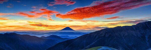 مشهد يطل على جبل فوجي في اليابان - سبوتنيك عربي