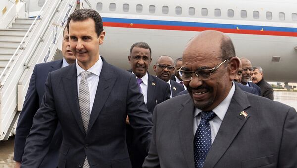 الرئيسان السوري بشار الأسد والسوداني عمر البشير - سبوتنيك عربي