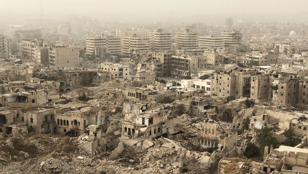 دمار حلب، سوريا - سبوتنيك عربي