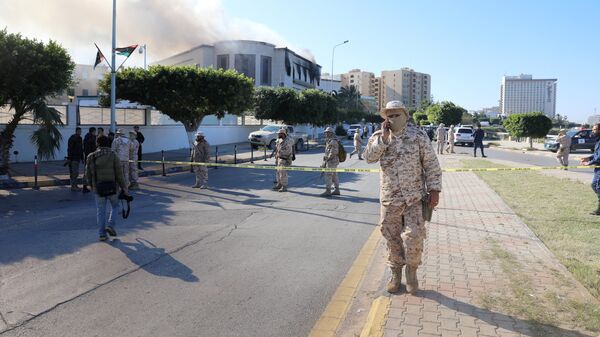 تفجير مقر وزارة الخارجية الليبية في طرابلس - سبوتنيك عربي