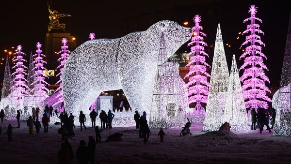 موسكو خلال احتفالات بمناسبة رأس السنة الجديدة - سبوتنيك عربي