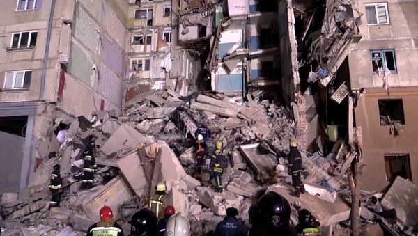 انفجار مبنى في ماغنيتاغورسك - سبوتنيك عربي