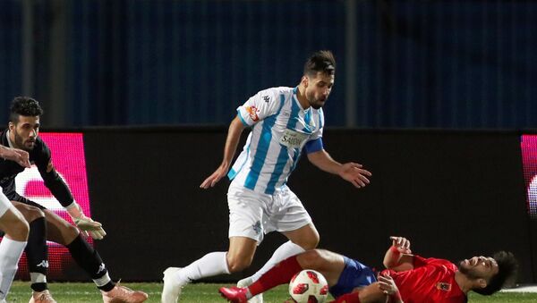 مباراة الأهلي مع بيراميدز - عبد الله السعيد - سبوتنيك عربي