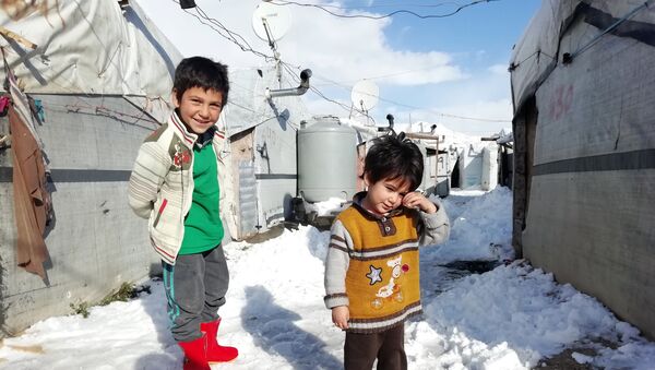 مخيمات للاجئين السوريين في لبنان - سبوتنيك عربي