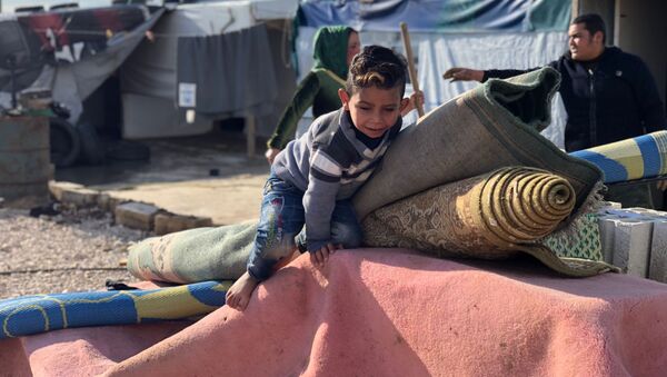 مخيم للاجئين السوريين في برالياس، لبنان - سبوتنيك عربي