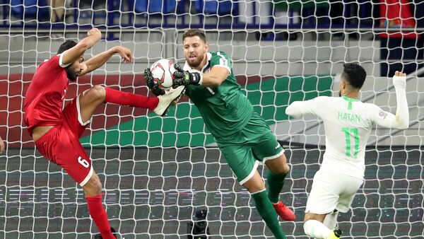 مباراة منتخب السعودية ومنتخب لبنان كأس آسيا 2019 - سبوتنيك عربي