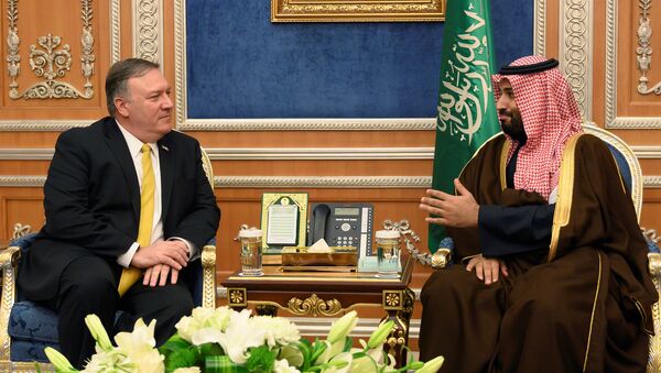 ولي العهد السعودي الأمير محمد بن سلمان يلتقي وزير الخارجية الأمريكي مايك بومبيو في الرياض - سبوتنيك عربي