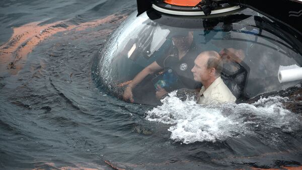 الرئيس الروسي فلاديمير بوتين يستخدم غواصة أعماق للوصول إلى سفينة غريقة - سبوتنيك عربي