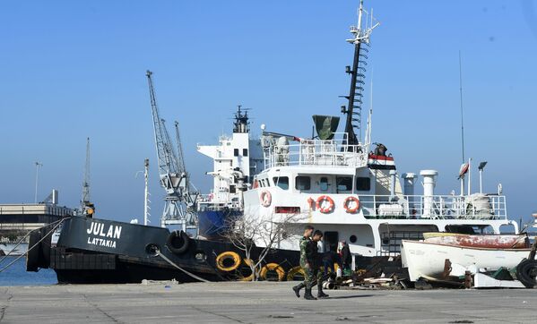 سفن بميناء اللاذقية - سبوتنيك عربي