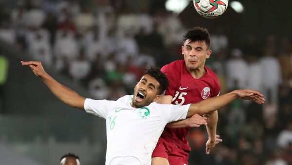 من مباراة قطر مع السعودية في كأس آسيا 2019 - سبوتنيك عربي
