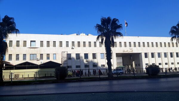 مبنى وزارة العدل وقصر العدل في سوريا - سبوتنيك عربي