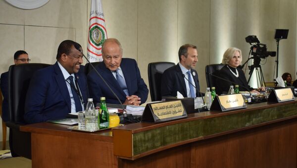 إجتماع وزراء الخارجية العرب في إطار القمة الاقتصادية العربية في بيروت، لبنان 18 يناير/ كانون الثاني 2019 - سبوتنيك عربي