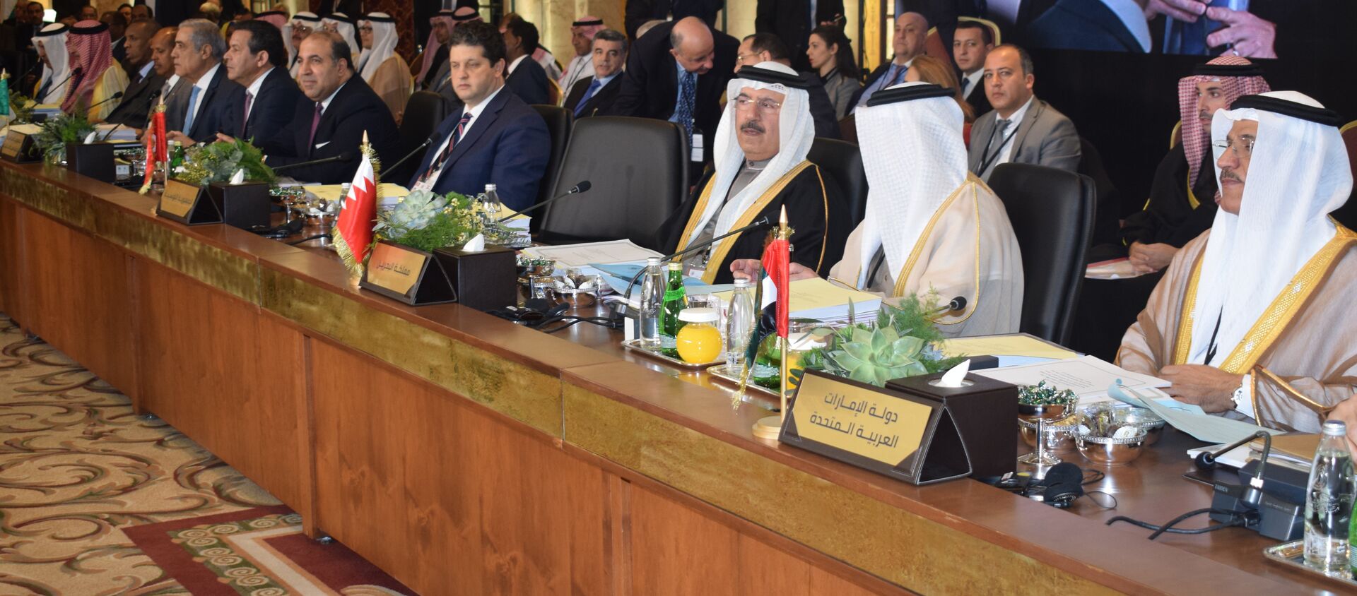 إجتماع وزراء الخارجية العرب في إطار القمة الاقتصادية العربية في بيروت، لبنان 18 يناير/ كانون الثاني 2019 - سبوتنيك عربي, 1920, 10.05.2021