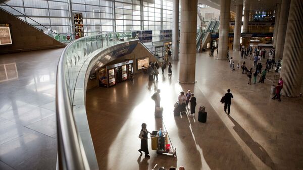 مطار بن غوريون الدولي في تل أبيب، إسرائيل 14 أبريل/ نيسان 2012 - سبوتنيك عربي