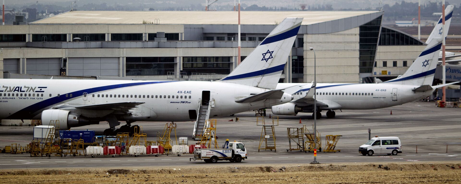 مطار بن غوريون الدولي في تل أبيب، إسرائيل 21 أبريل/ نيسان 2013 - سبوتنيك عربي, 1920, 20.12.2021