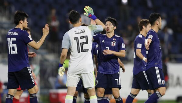 منتخب اليابان خلال بطولة كأس آسيا 2019 - سبوتنيك عربي