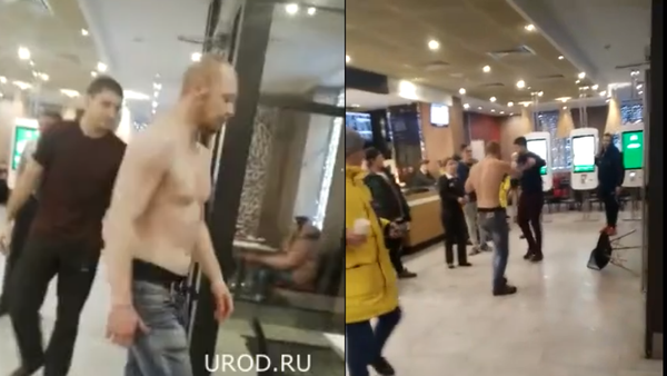 معركة وتبادل لكمات داخل مطعم ماكدونالدز في موسكو - سبوتنيك عربي