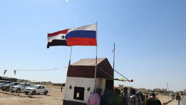 السلطات السورية والشرطة الروسية يعيدان افتتاح ممر أبو الظهور شرق إدلب - سبوتنيك عربي