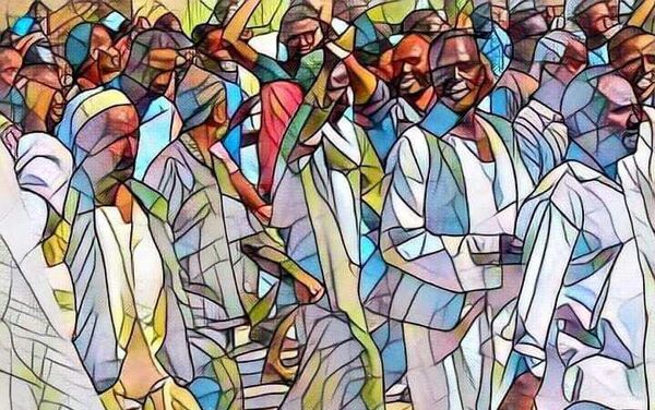 احتجاجات السودان للفنانة التشكيلية آمال محمود - سبوتنيك عربي