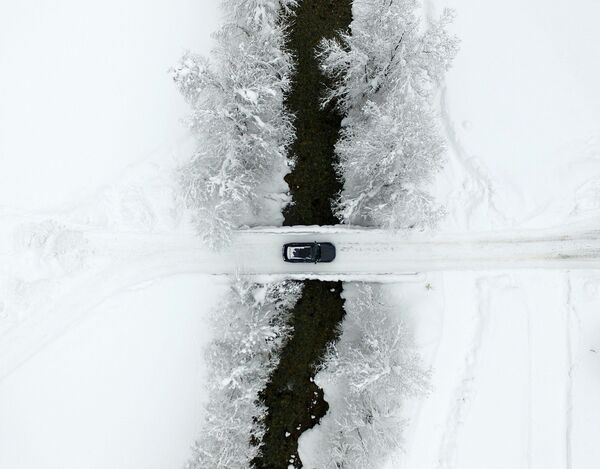 جسر مغطى بالثلوج في أنترتورن، النمسا 9 يناير/ كانون الثاني 2019 - سبوتنيك عربي