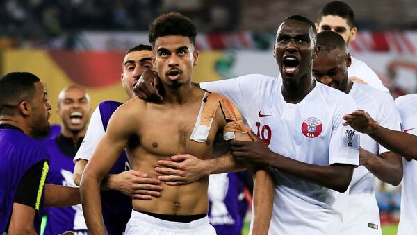 نهائي كأس آسيا بين منتخب قطر أمام اليابان - سبوتنيك عربي