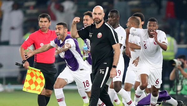 نهائي كأس آسيا بين منتخب قطر أمام اليابان - سبوتنيك عربي