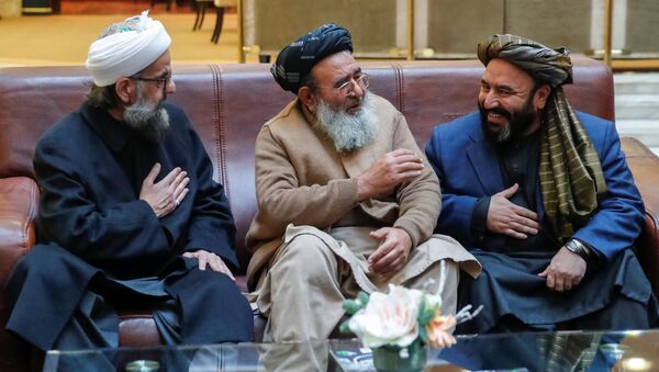 محادثات و مفاوضات بين طالبان والمعارضة الأفغانية (أفغانستان) في موسكو 5 فبراير/ شباط 2019 - سبوتنيك عربي