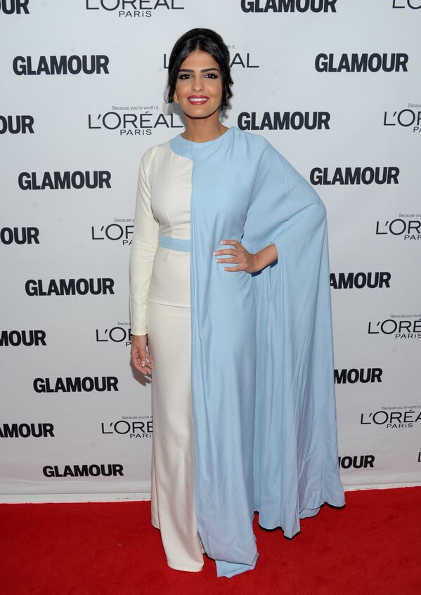 الأميرة السعودية أميرة الطويل، أثناء حضورها للحفل السنوي الـ 23 لتوزيع جوائز Glamour Women of the Year نيويورك، نوفمبر/ تشرين الثاني 2011 - سبوتنيك عربي