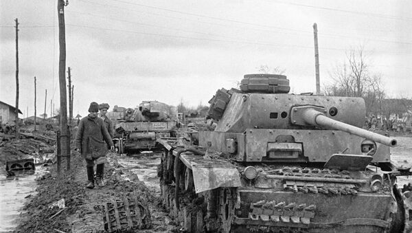 الحرب الوطنية الكبرى (1941 - 1945). دبابات ألمانية مدمرة - سبوتنيك عربي