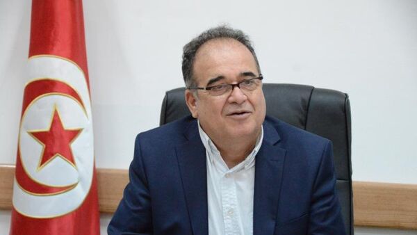 محمد الطرابلسي وزير الشؤون الاجتماعية التونسي - سبوتنيك عربي