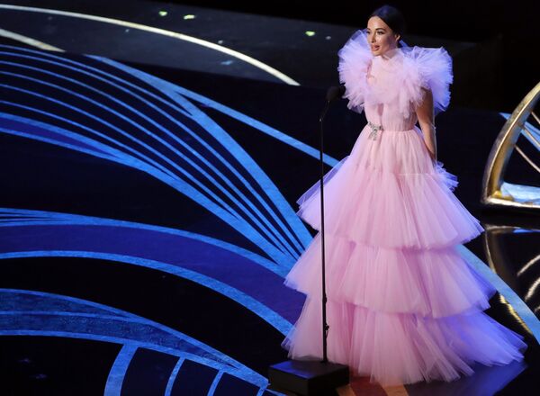 المغنية الأمريكية كيسي ماسغريفز أثناء مراسم الحفل الـ 91 لتوزيع جوائز أوسكار السينمائية في هوليوود، لوس أنجلوس، كاليفورنيا، الولايات المتحدة 24 فبراير/ شباط 2019 - سبوتنيك عربي