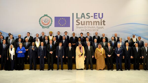 قمة الاتحاد الأوروبي - جامعة الدول العربية - سبوتنيك عربي