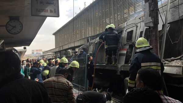 حادث قطار رمسيس في مصر - سبوتنيك عربي
