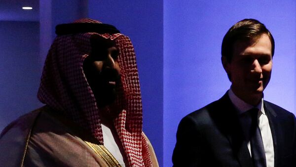 بن سلمان يرافق كوشنير كبير مستشاري البيت الأبيض في المركز العالمي لمكافحة الفكر المتطرف في الرياض - سبوتنيك عربي