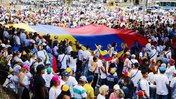 مظاهرات في فنزويلا - سبوتنيك عربي
