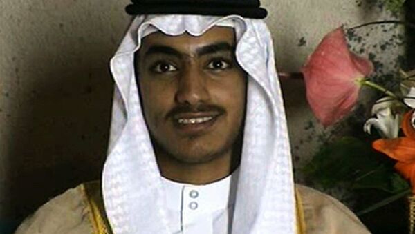 In this image from video released by the CIA, Hamza bin Laden is seen as an adult at his wedding - سبوتنيك عربي